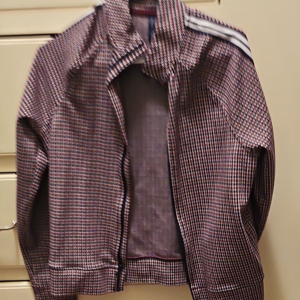 Men's Houndstooth Jacket - Black and White